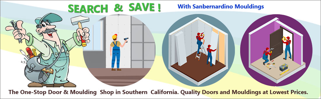 Quality door and moulding for home improvement - at San Bernardino Moulding